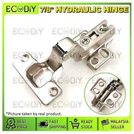 ECODIY 7/8" Soft Close Hydraulic Insert Hinge Kitchen Cabinet Furniture Soft Close Concealed Door Hi