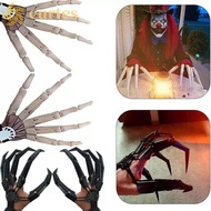 CURTES Halloween Articulated Fingers, Halloween Scarry Fake Fingers 3D Articulated Finger, Skeleton 