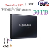 External Hard Drive 4TB/8TB/16TB External Hard Drive 30TB Portable Solid State Drive 1TB/2TB Externa