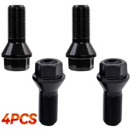 4PCS BMW Steel Car Wheel Lug Bolts Nut Screw Parts For 1/2/4/5/6/7/8 Series X1 X3 X5 X6 E71 F20 F25