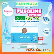 FYSOLINE Green NaCl hypertonic saline 2,3%, supports rhinitis and stuffy nose for babies (Green box 