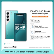 TECNO CAMON 40 Pro 5G (8GB/12GB + 256GB) - Bisa Cicilan Tanpa Kartu Kredit - Garansi Resmi 1 Tahun -