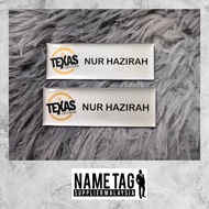 NAME TAG EPOXY ACRYLIC TEXAS CHICKEN
