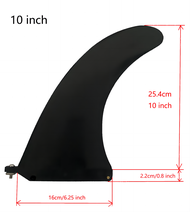 6.5/8/9.5/10 inch Surf Fin SUP Single Center Fin Nylon Long Board Surf Board Paddle Board With Fin S