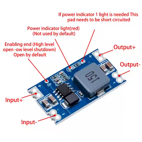 Mini560 PRO 3.3V/5V/9V/12V High Efficiency DC-DC Buck Converter Voltage Regulator Module with 5A Out