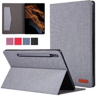 Fashion Fabric Leather Case Samsung Tab S10 Lite/S10 FE/ S10 Plus, Tab S9/S9 FE,/S9 Plus/S9 FE Plus 