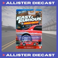 Hot Wheels 1995 Mazda RX-7 Dominic Toretto Hotwheels 1995 Mazda RX7 Hot Wheels Mazda RX7 Dom Toretto