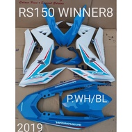 COVERSET HONDA RS150R WINNER WHITE/BLUE