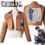 Attack On Titan Jacket Cloak Shingeki No Kyojin Cosplay Costumes Ataque A Los Halloween Clothes Atta