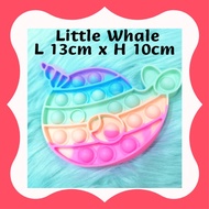 ship24hrs: Pop It Whale L13CM X H10CM toy popit popitfidgettoy bubbletoy popits releasetention