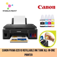 (INCLUDE FULL SET ORI INK) CANON PIXMA G2010 Refillable Ink Tank All-In-One Printer