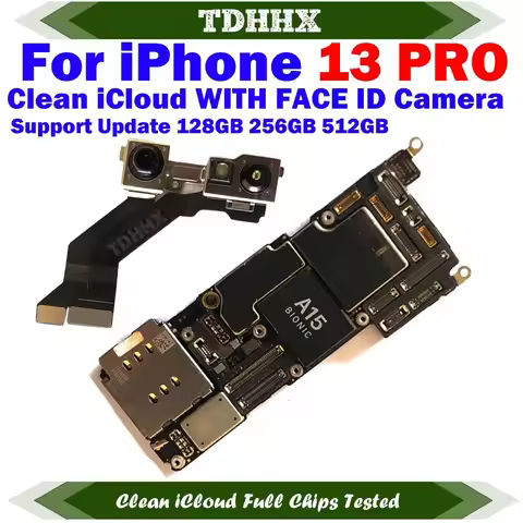 Mainboard With Face ID Cleaned iCloud For iPhone 13 Pro Max 128g/256g Fast Fully Tested Authentic Mo
