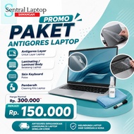 LAYAR ANTI-SCRATCH LAPTOP & ANTI-VIRUS PACKAGE Full Protector Screen Body 4in1 Anti-Scratch Laptop