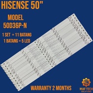 LED HISENSE 50" 50D36P-N BACKLIGHT Mla1 50"