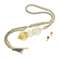 【正佳珠寶】黃水晶 頂級檸檬黃 金剛杵 38.1g 黃水晶手把件