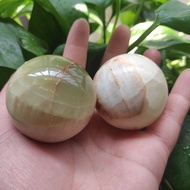 1pcs 5cm Natural Afghan Jade Ball Mineral Quartz Sphere Hand Massage Crystal Healing Feng Shui Home Decor