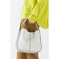 Zara Bucket Bag With Inner Purse - White Zara Bag