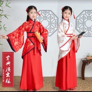[New Year] Children's Ancient Style Ancient Costume Tang Costume Girls Ancient Costume Fairy Clothin
