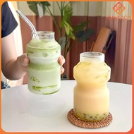 Cc 250ml 440ml Creative Drinking Glass Juice Cup Tea Bottle Milk Cups