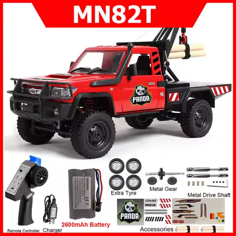 MN82T 1/12 4WD RC Car Simulation Classic All-terrain Off-road Pickup RC Truck LC79 Light 2.4G Remote