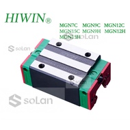 HIWIN Micro Linear Guide Rail Slider MGN7C, MGN9C, MGN12C, MGN15C, MGN9H, MGN12H, MGN15H