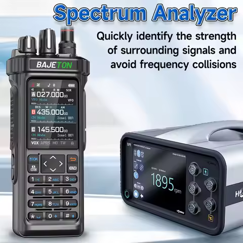 BAJETON BJ-9000 GPS APRS Walkie Talkie 10W CB 27Mhz CB/SSB/HF Bluetooth Programming NOAA ShortWave F