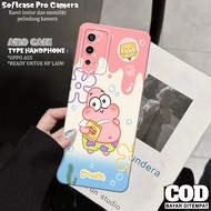 Oppo A55 Case - Oppo A55 Softcase - Cartoon Fashion Case - Oppo A55 Casing - Pro Camera Softcase - T