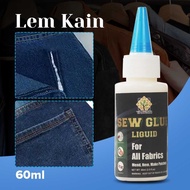 Liquid Liquid Glue Adhesive Leather Fabric Sew Glue 60ml