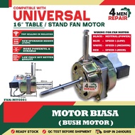 60W UPGRADED BEARING MOTOR 16" TABLE COMPATIBLE WITH UNIVERSAL FAN MOTOR STAND ELBA FAN 16 INCH MIDE