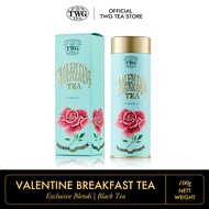 TWG Tea | Valentine Breakfast Tea, Loose Leaf Black Tea in Haute Couture Tea Tin Gift, 100g