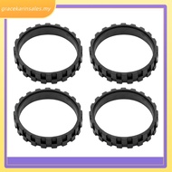 [GRKN]4X Vacuum Robot Tires for Wheels Series 5/6/7/8/9/I7 S9+ Anti-Slip