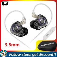 KZ Gale Gaming Earphone 2Pin Gold-plated Detachable Structure Design Music Wired Headphones With 6mm