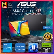 ASUS GAMING K16 AI LAPTOP K3605V-CRP2008WS (i5-13420H/16GB/512GB SSD/16" FHD+ 144Hz/ RTX3050 4GB/OFF