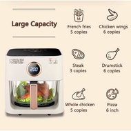 Air Fryer 5L Smart Home Digital Screen Touch Cntrol 60min Timer Multifunctional Chip Oven Air Fryer Oven