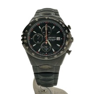 SEIKO Men's Watch Quartz Analog Grabber BLK 7T62-0LL0 Direct from Japan Secondhand
