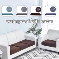 1/2/3/4 Seat Waterproof Sofa Cover Knitted Sofa Cushion Cover Elastic Stretch Removable Furniture Protector Cover