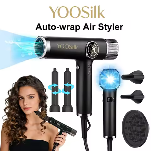 Hair Professional Dryer 1800W Professional Hair Dryer Negative Ions Blow Dryer Powerful Brushless Lo
