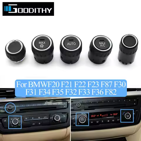 Audio Radio Knob Volume Button AC Control Switch Cover For BMW 1 2 3 4 M4 Series F20 F21 F22 F23 F87