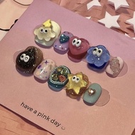 Trendy Nail Stickers With Unique Design Extra Small Size Xs