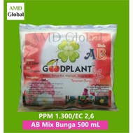 \NEW/ Nutrisi Hidroponik AB Mix Bunga Goodplant 500 ml / Bunga 0.5
