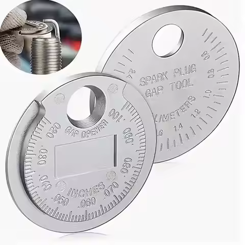 Gauge Measurement Tool 0.06-0.24cm/0.02-0.09in Plug Spark Range Tool Gauge Coin-type S4l3
