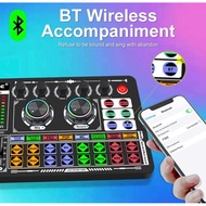 Soundcard f999 sound card microphone sound audio mxer bluetooth (Random brand according to stock)