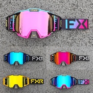 FXR Motorcycle Goggles Anti-Fog Snowboard Ski Glasses Men Women Motocross Glasses Cycling Racing Ski