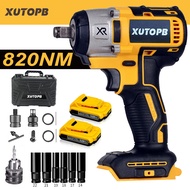 XUTOPB Cordless impact Wrench Brushless impact Wrench Mesin Pembuka Baut Ban 528TV Impact Baterai