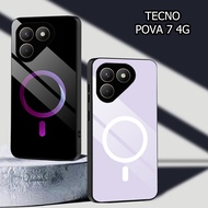 HP E1719 TECNO POVA 7 4G GLASS SOFTCASE - CASING TECNO POVA 7 4Ghp - TECNO POVA 7 4G SILICONE CASE