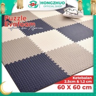 Puzzle Evafoam Alas Lantai Polos Premium 60X60 Cm Tebal 12Mm &amp; 25Mm