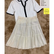 [SHOP PHOTO]CV643 Japanese long skirt, beautiful quality, wide form, youthful shape, 2hand TIEM2021