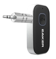 EAKER Car Bluetooth Music Reciever อุปกรณ์รับสัญญาณบลูทูธ บลูทูธติดรถยนต์ผ่านช่อง Aux HD VOICE เบสแน