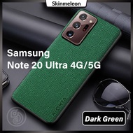 SKINMELEON Samsung Note 20 Ultra Casing / Note 20 Ultra 5G Case Elegant Cross Pattern PU Leather Sho