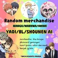 merchandise/stuff/pernak pernik from manga/manhwa/anime BL/yaoi/shounen AI
